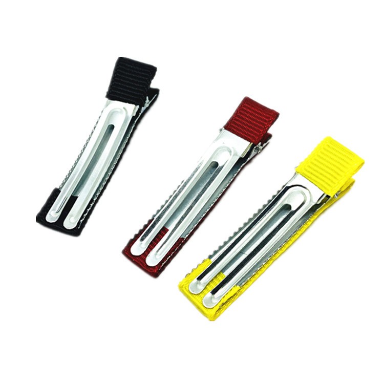 [Lấy mã giảm thêm 30%]Kẹp mỏ vịt bọc ruy băng 10 chiếc