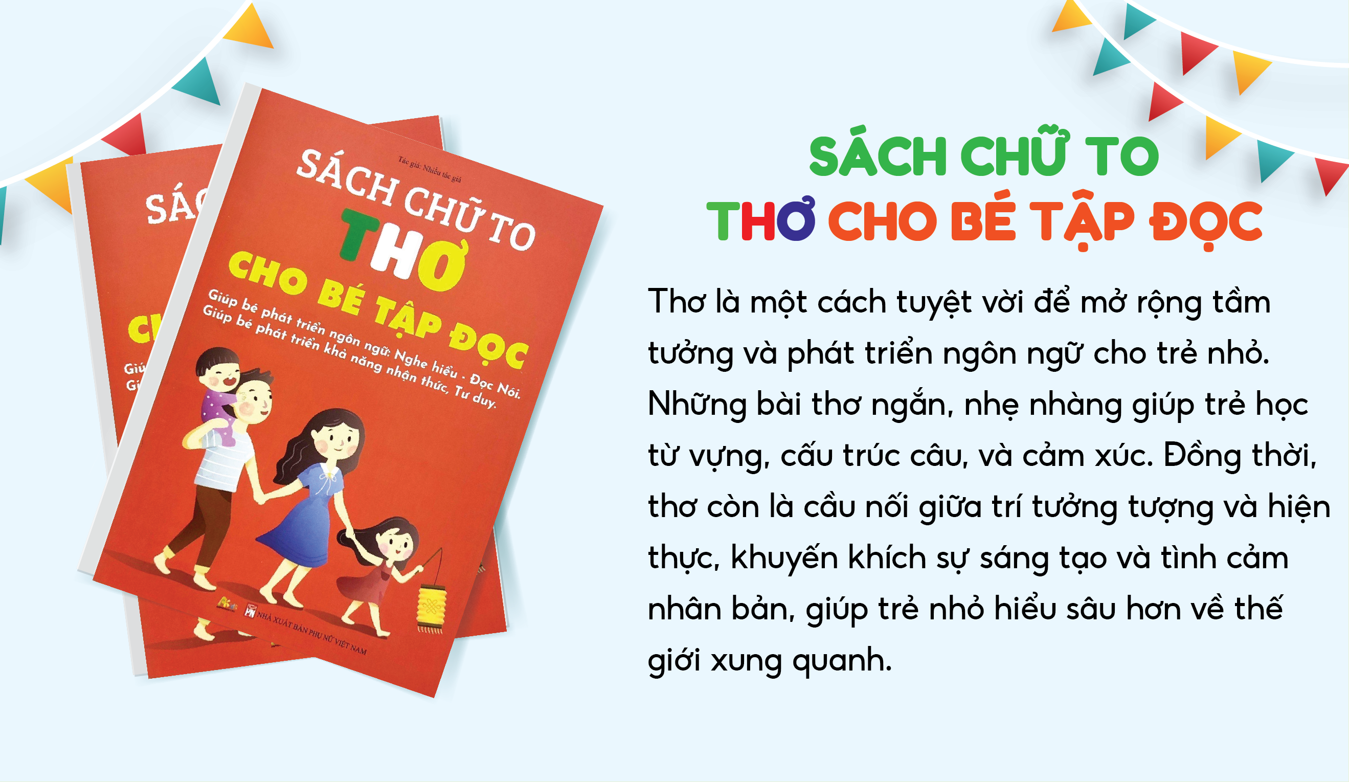 Sách Chữ To - Thơ Cho Bé Tập Đọc