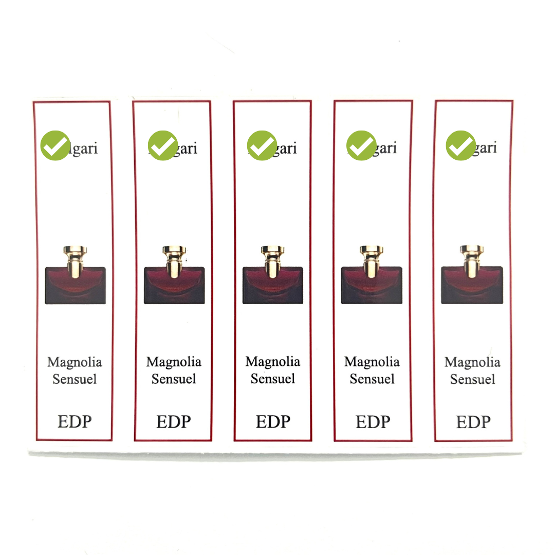 [HCMC] combo 10 PCs bylgari perfume bottle sticker for full series bottle