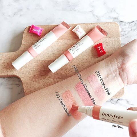 MÁ HỒNG DẠNG KEM INNISFREE SMART DRAWING BLUSHER