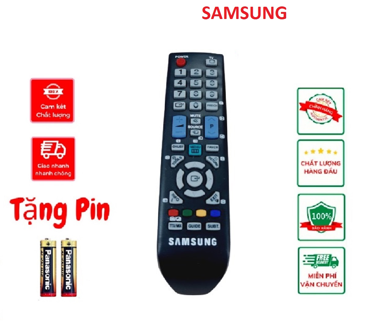 Điều khiển tv samsung đa năng rm-l800 dành cho các dòng tivi samsung lcd/led/smart, hàng tốt