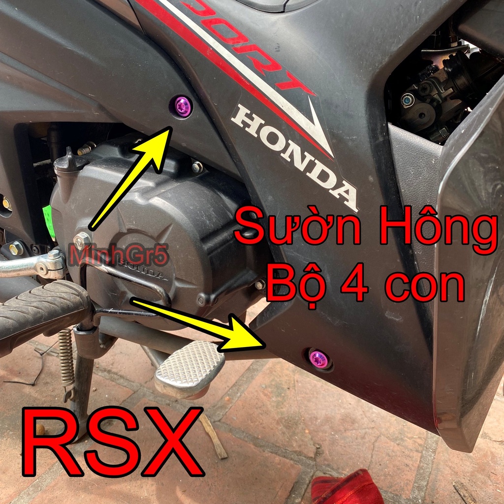 COMBO FULL ỐC TITAN GR5 RSX 110CC 2014-2023