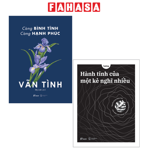 Fahasa - combo sách hay sách càng bình tĩnh càng hạnh phúc + hành tinh của một kẻ nghĩ nhiều