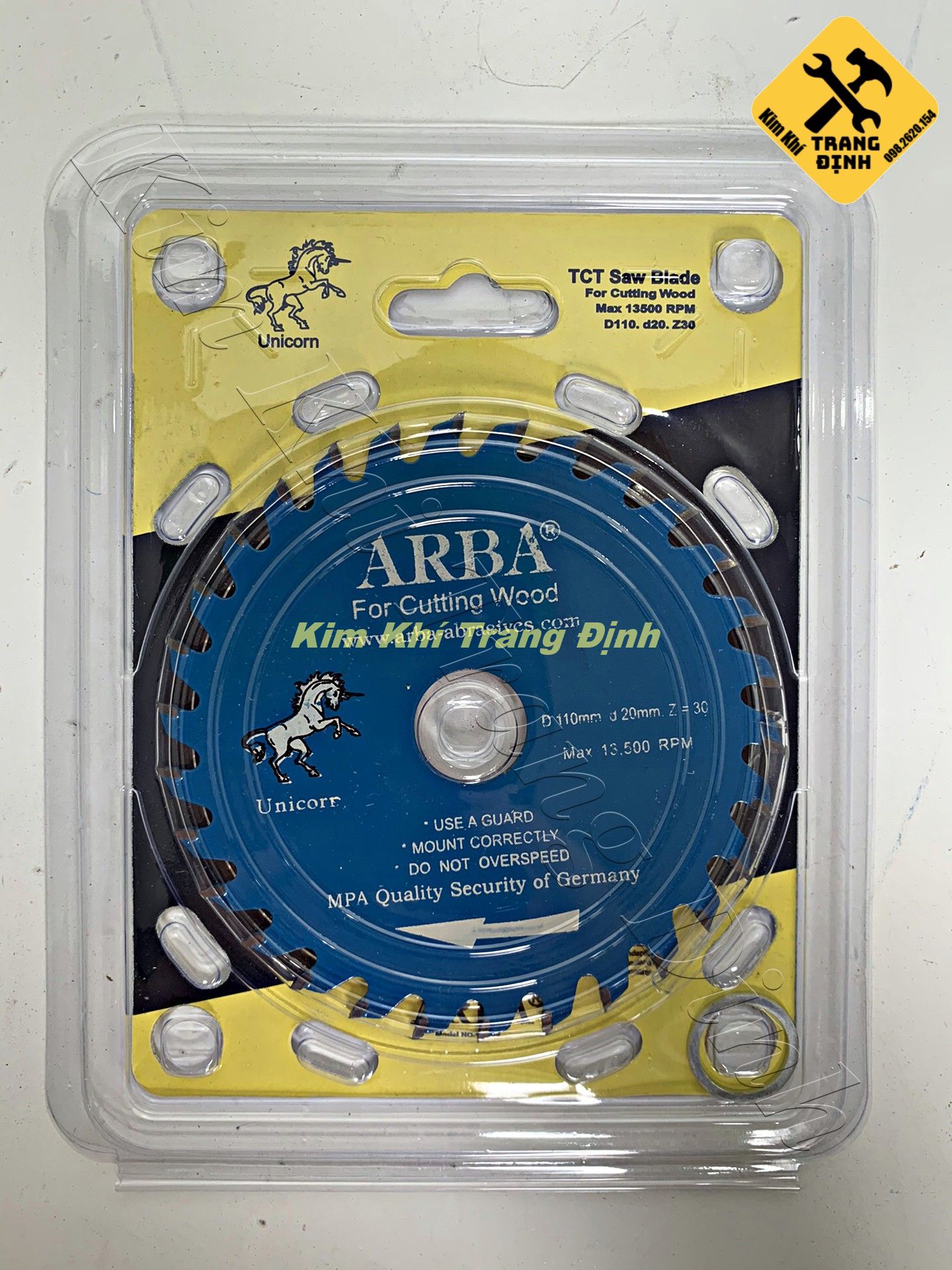 Lưỡi Cắt Gỗ ARBA 100mm Siêu Bền