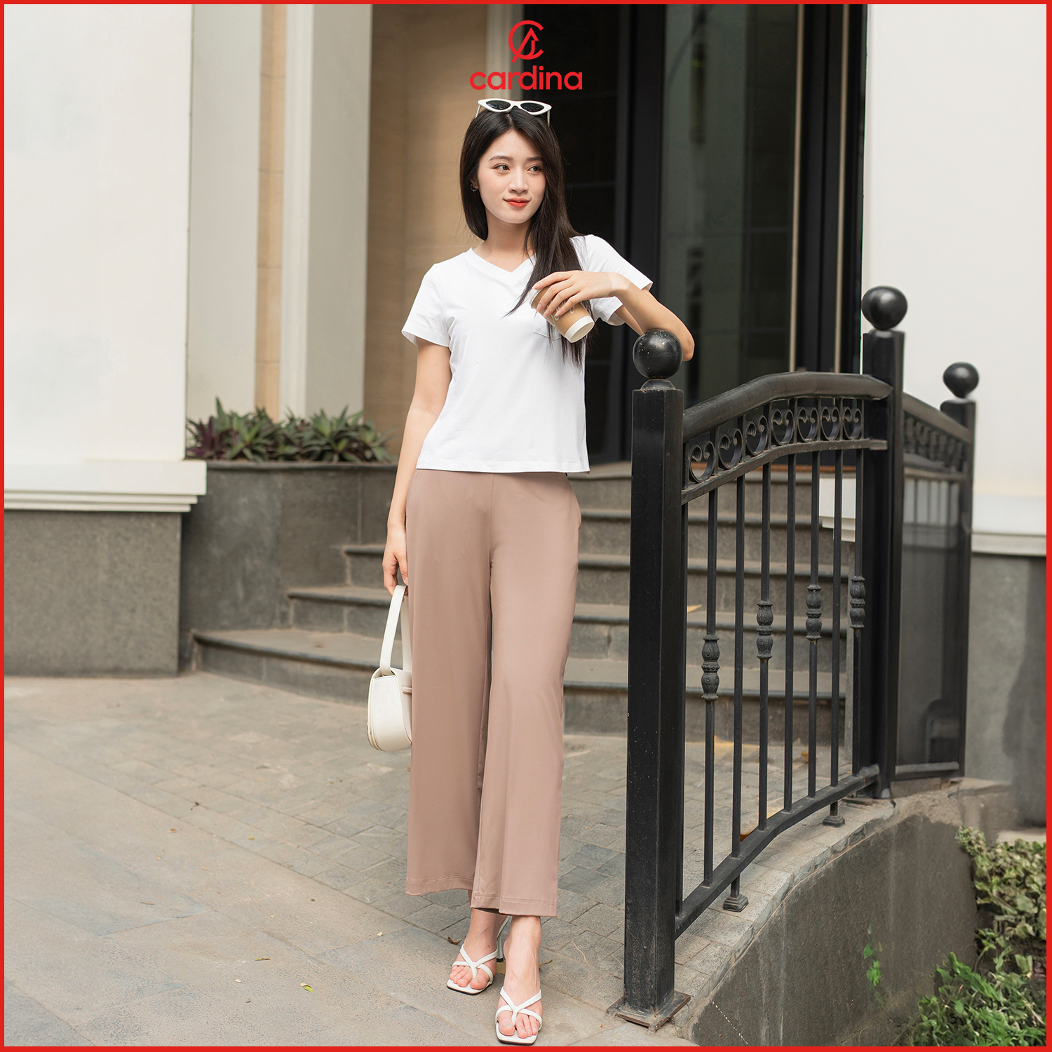 Quần chống nắng CARDINA chất liệu Ice text sợi lạnh chống tia UV 100% co giãn thoải mái tiện dụng 4QDT03
