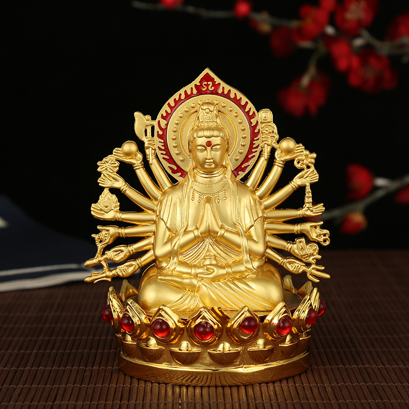 Guan Yin Buddha Bodhisattva car decoration feng shui office table