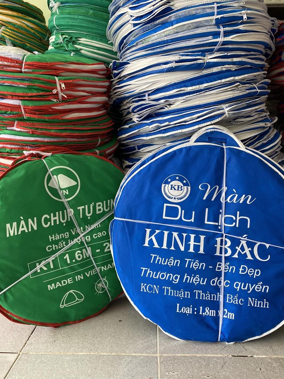 Màn chụp tự bung, màn du lịch, kích thước 1m8 x2m