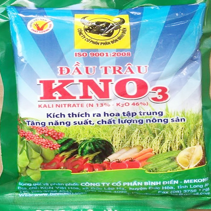 Phân bón lá cao cấp KNO3 Đầu-Trâu-200g