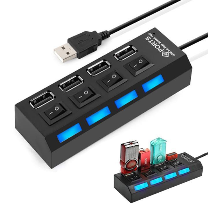 Hub Usb 4 cổng Có Công Tắc