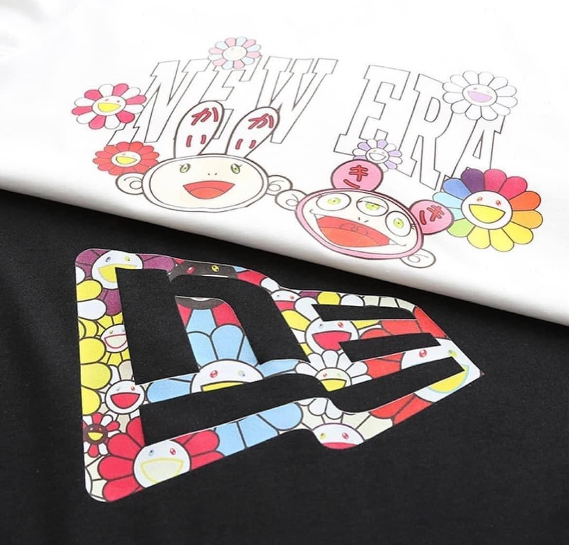 [CHÍNH HÃNG] ÁO NEW ERA x  TAKASHI MURAKAMI ĐEN/TRẮNG