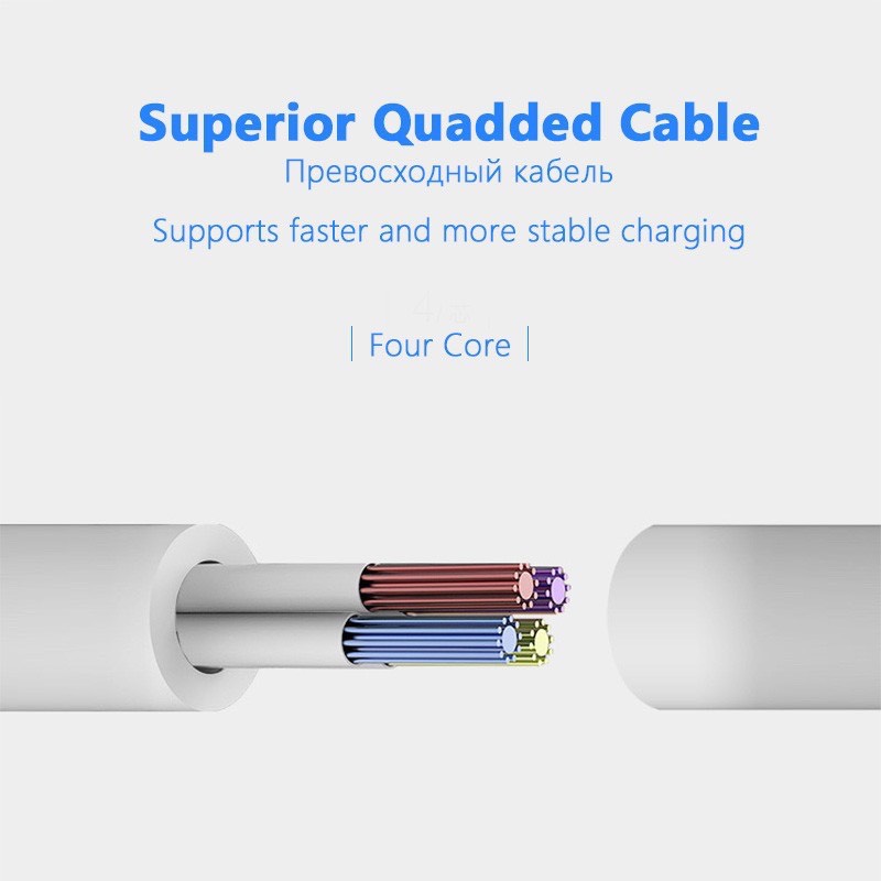 Cáp Pisen Micro USB 80cm - BH 18 Tháng