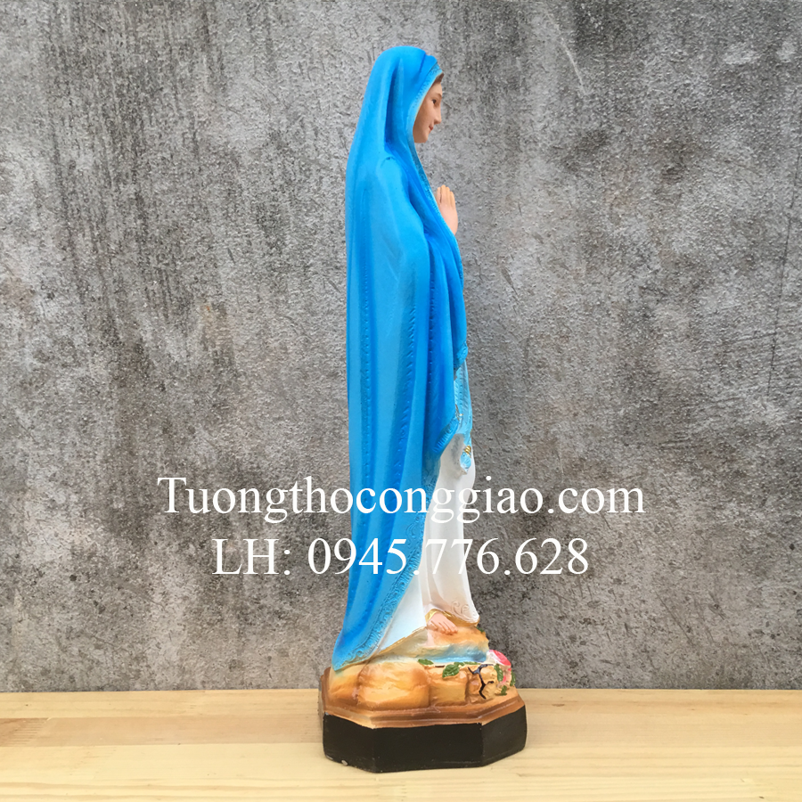 Tượng Đức Mẹ Lộ Đức 40cm composite