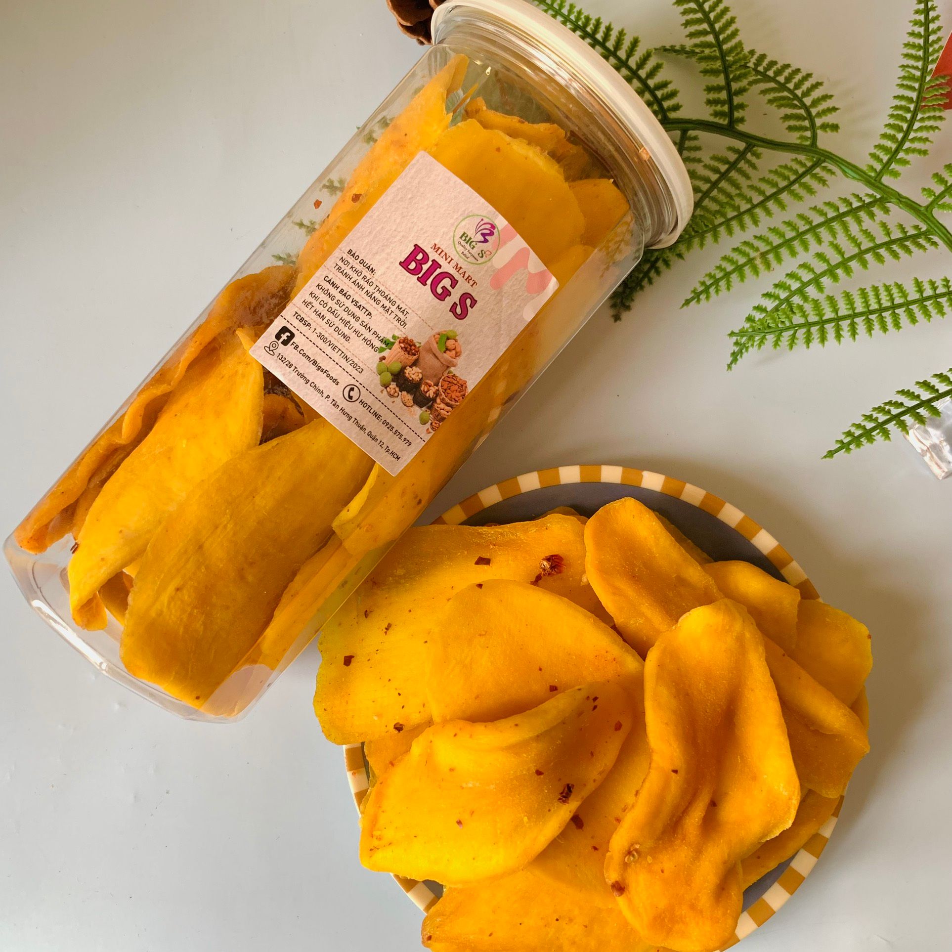 500G XOÀI SẤY DẺO MUỐI ỚT BIGS