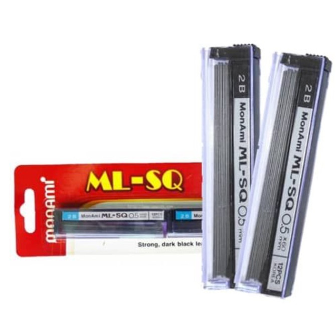 1 hộp ruột chì Monami 0,5mm - Hàn Quốc