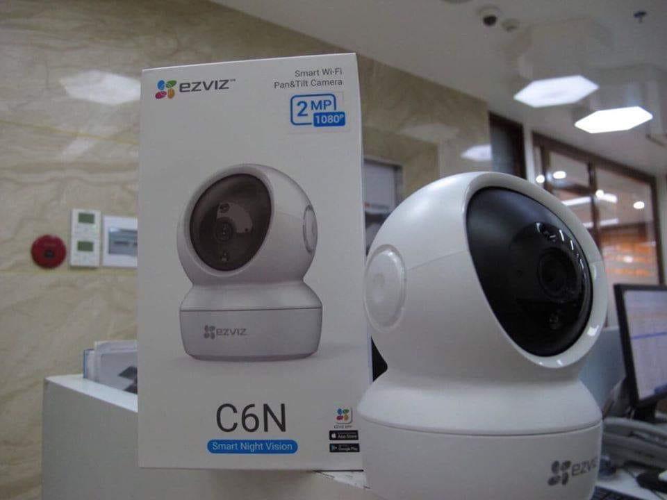 ]TẶNG THẺ NHỚ 32GB] CAMERA EZVIZ C6N 1080P HÌNH ẢNH SẮC NÉT, GÓC QUAY RỘNG Xoay 360  BH 24 Tháng