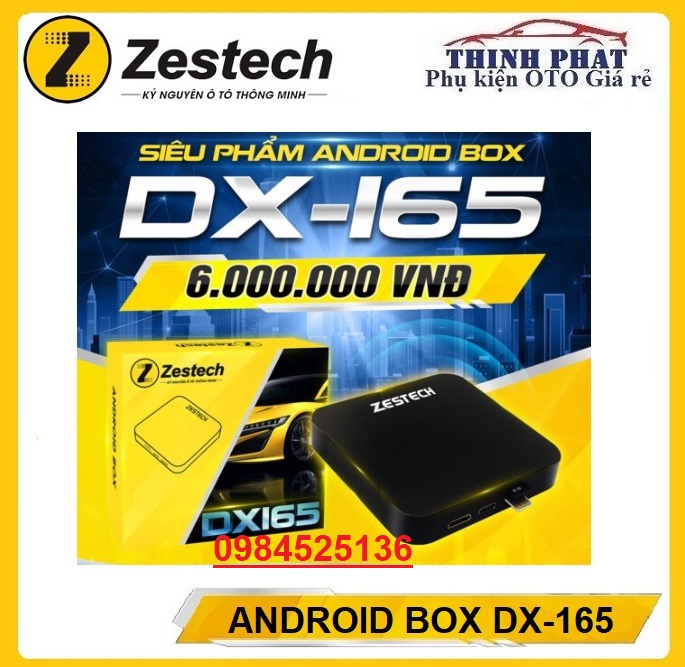 [HÀNG CHÍNH HÃNG] Carplay Android Box Zestech DX165 (Tặng Sim 4G, Vietmap bản quyền, Phần mềm giọng nói Kiki)Carplay Android zestech dx 165- Android box cho ô tô- Android box cho xe hơi