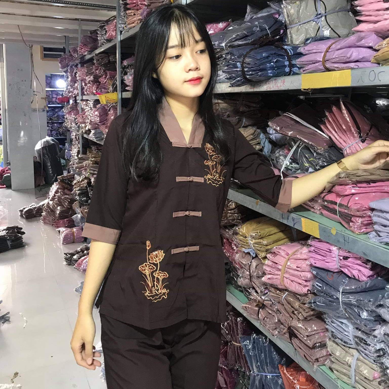 [HCM][Freeship] Đồ lam đi chùa mẫu la hán
