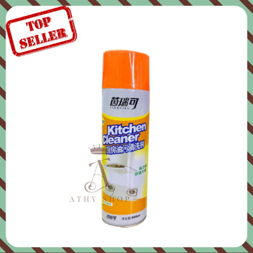 CHAI XỊT VỆ SINH NHÀ BẾP LOẠI LỚN 500ML bình bọt tuyết dung dịch rửa phòng bếp núc làm sạch khu vực bếp lò bếp ống thông khói tẩy vết bẩn dơ bám lâu ngày chất tẩy ố thức ăn nấu nướng sạch bóng bề mặt chống khuẩn