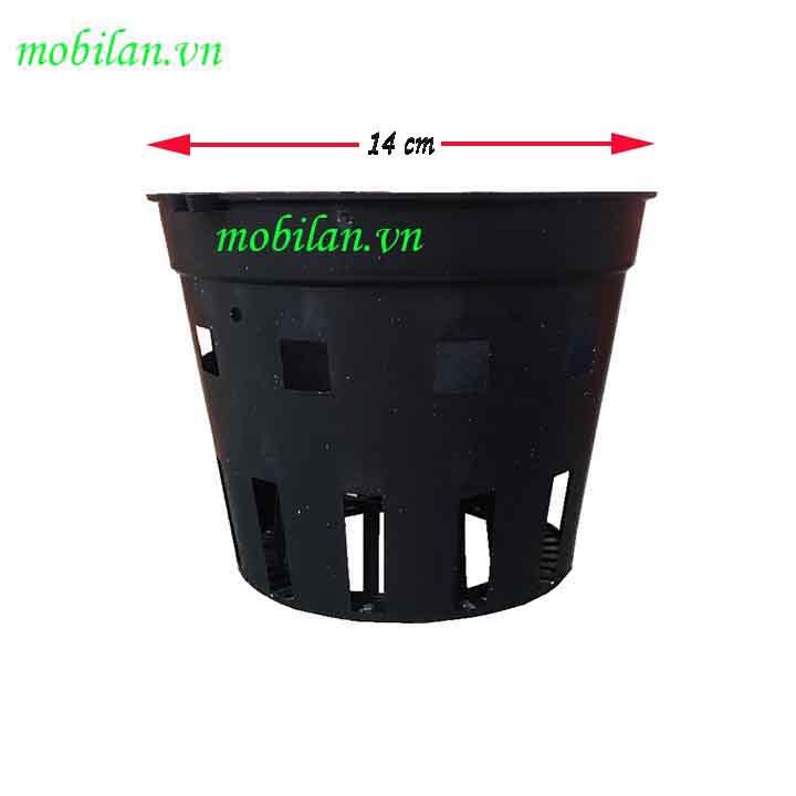 Chậu nhựa trồng lan phi 14(combo 10 chậu)