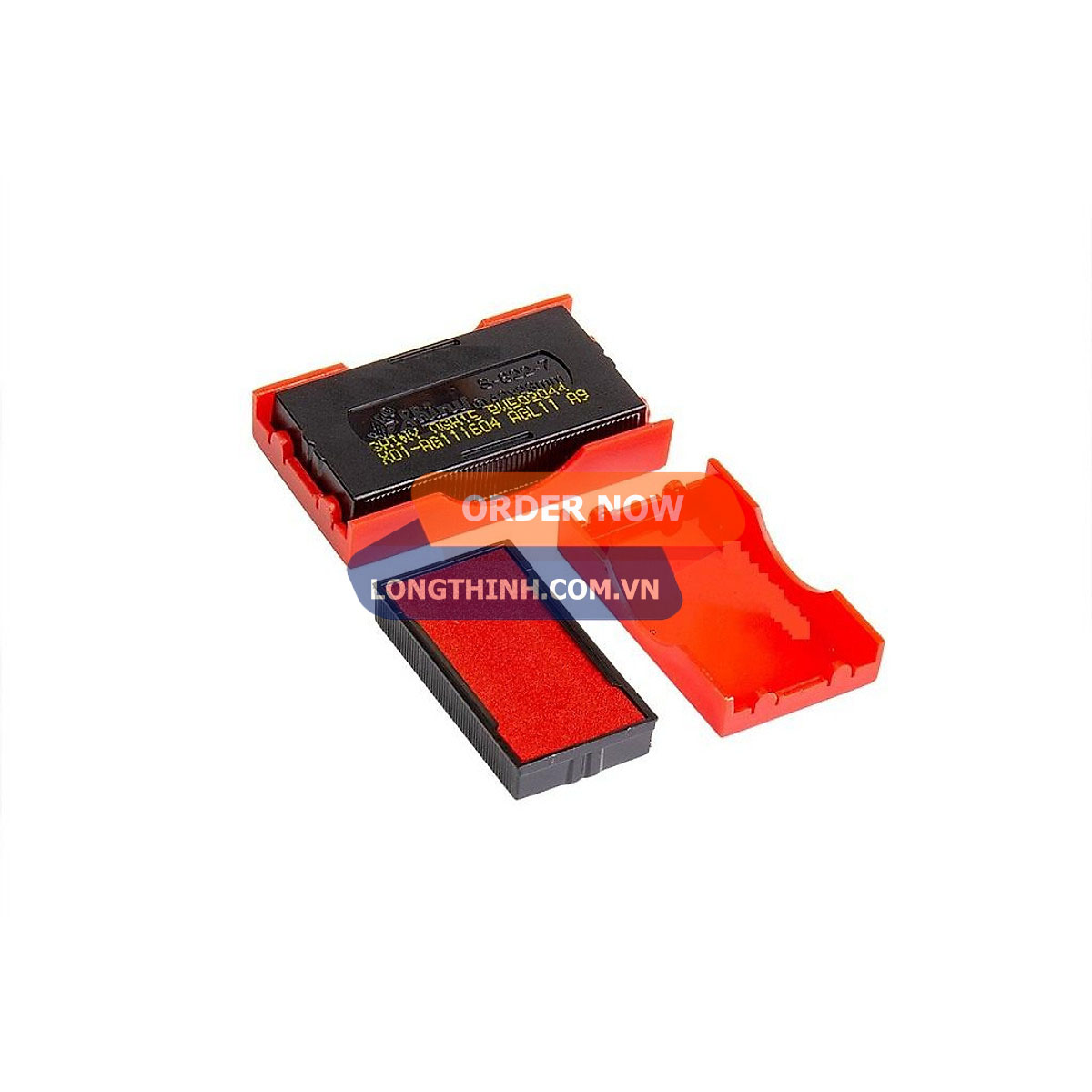 [HCM]Tampon (khay mực) Shiny S-852-7 (dấu 1/2 dòng) kích thước 14x38mm
