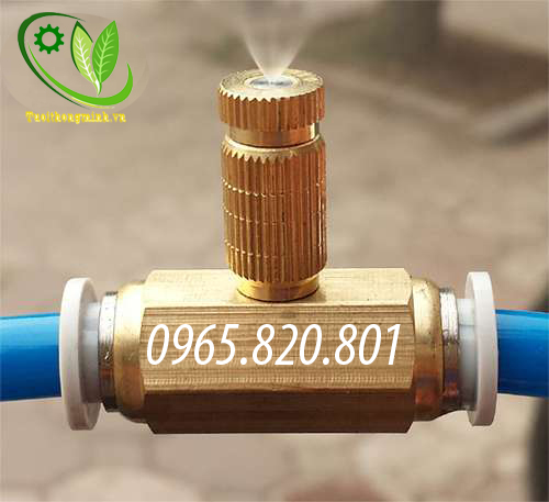 [ 10 bộ ] Béc phun sương bằng đồng số 1,2,3