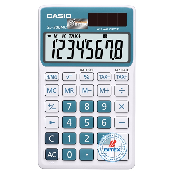 Fahasa - Máy Tính Casio SL 300NC - BU (PL)
