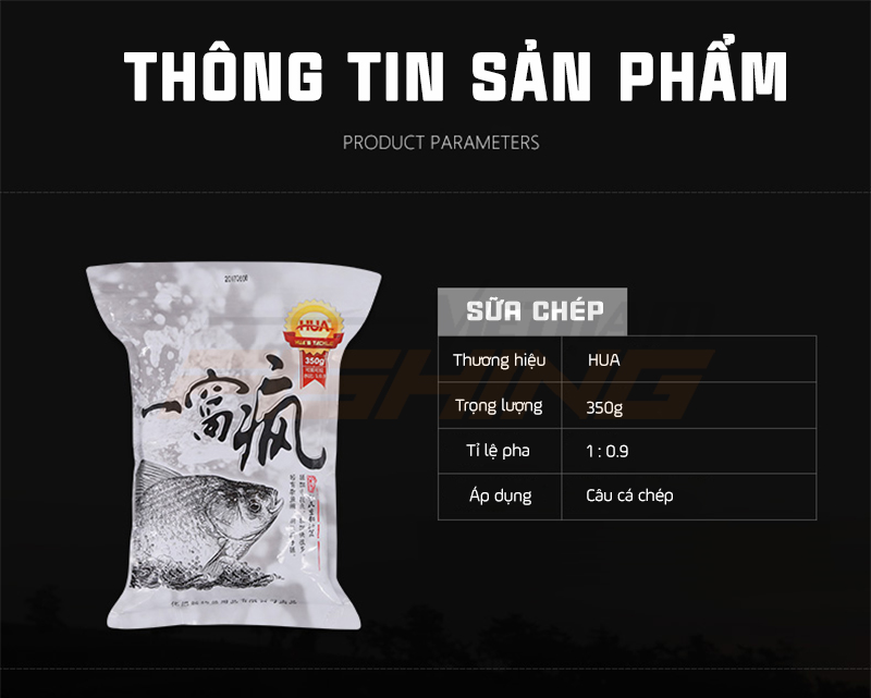 Mồi chuyên câu chép HUA