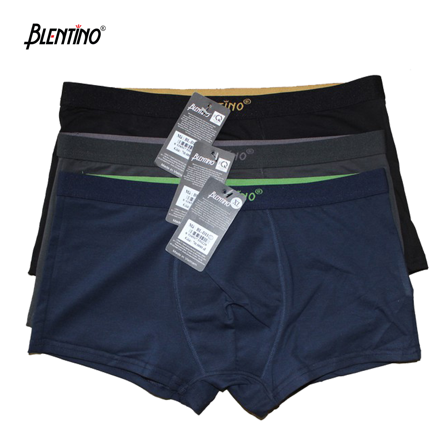 Blentino Combo 3 Quần sịp đùi Cotton Nam D11
