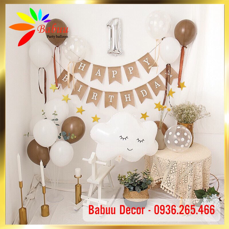 Bóng số 40cm trang trí sinh nhật