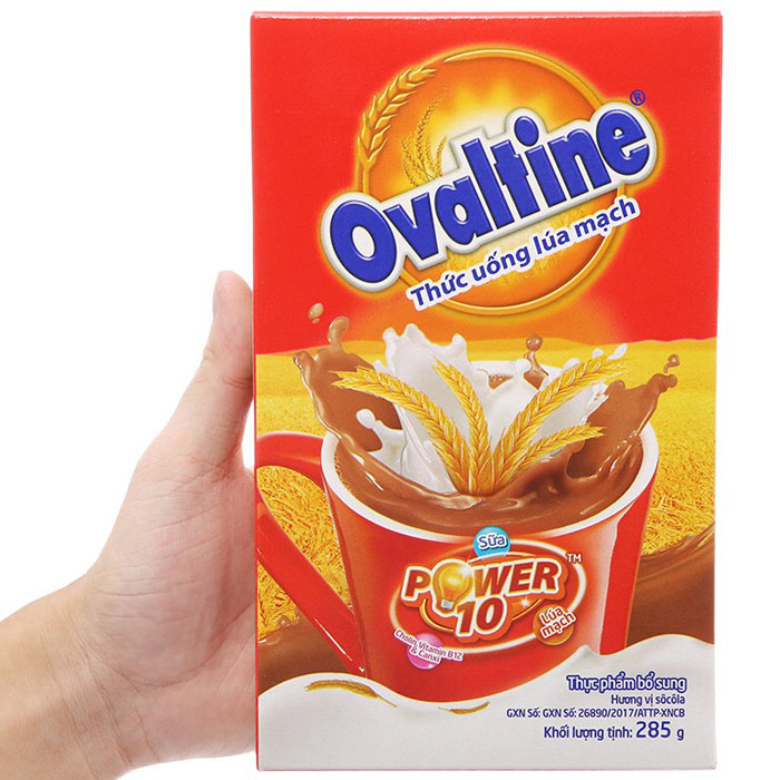 Thức uống lúa mạch Ovaltine dạng bột hũ 400g