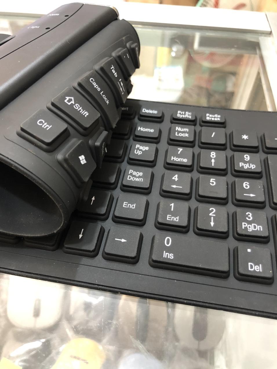 Bàn phím dẻo silicon loại lớn có phím số