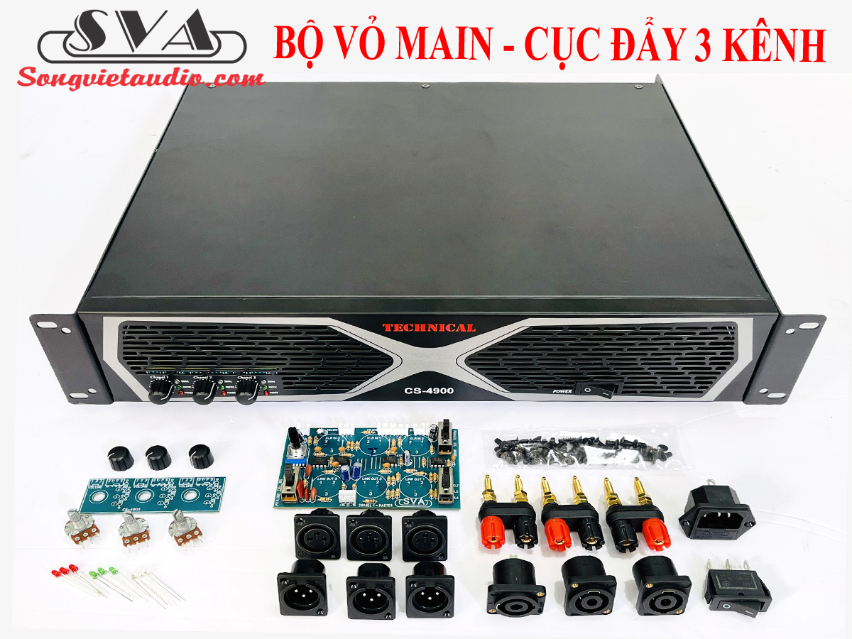 VỎ MAIN - VỎ CỤC ĐẨY 3 KÊNH CS4900