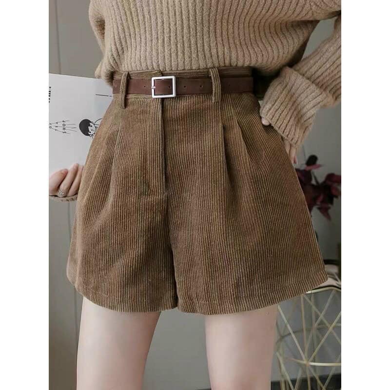 Quần Short Nhung-Chất dày dặn loại 1 đẹp