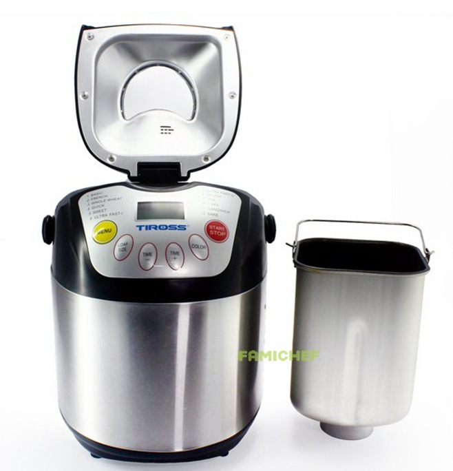 Máy làm bánh mì 12 chức năng Tiross TS821