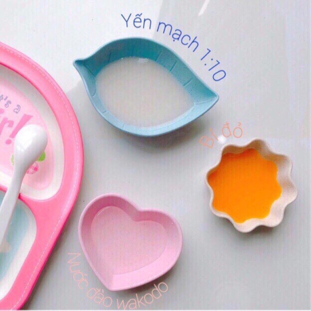 [HCM]Bát Ăn Dặm Lúa Mạch Mini Cho Bé