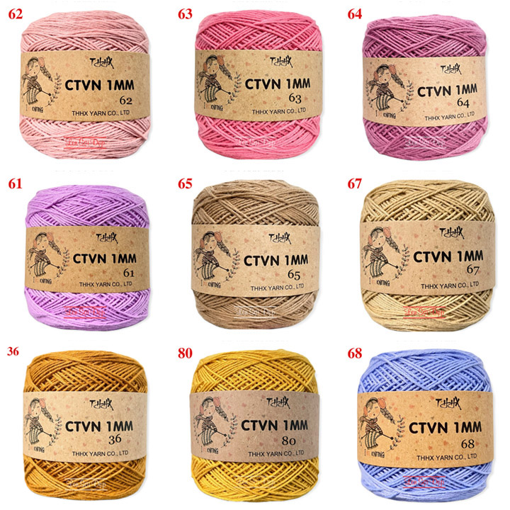 Cotton Việt Nam Sợi 1mm. (Nặng 100g)