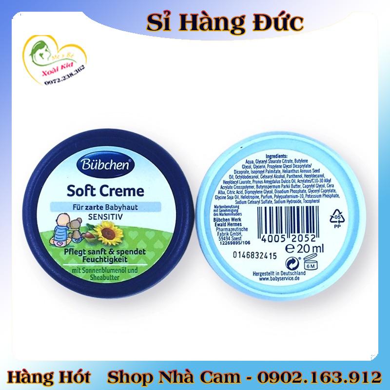 Kem dưỡng ẩm cho da Bubchen 20ml dùng được cho trẻ sơ sinh