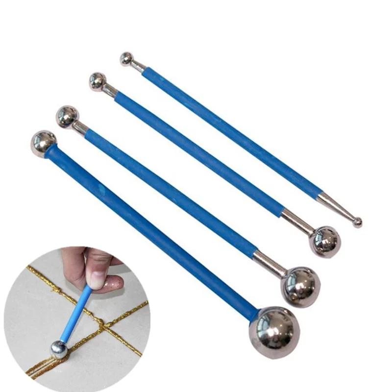 Bi vét keo ron vuốt lại đường ron mịn đẹp
