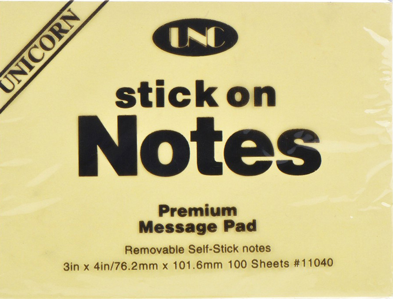 [HCM]2 xấp Giấy note vàng 3x4 UNC -76cmx105cmmỗi xấp 100 tờ
