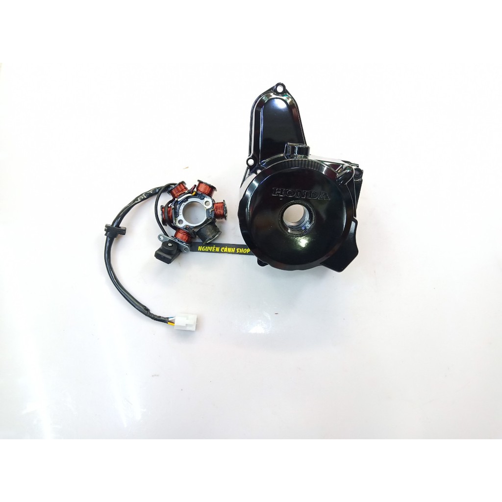 lốc đề xe wave anpha đen có lửa 6 cục 2 món