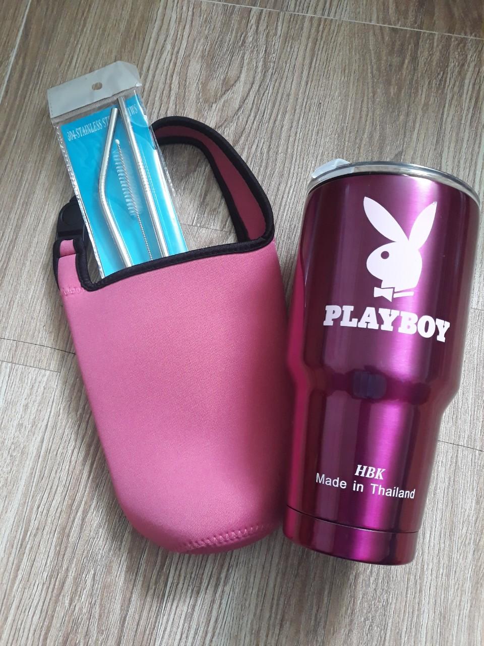 Ly Giữ Nhiệt Logo Play Boy 900ml Thái Lan