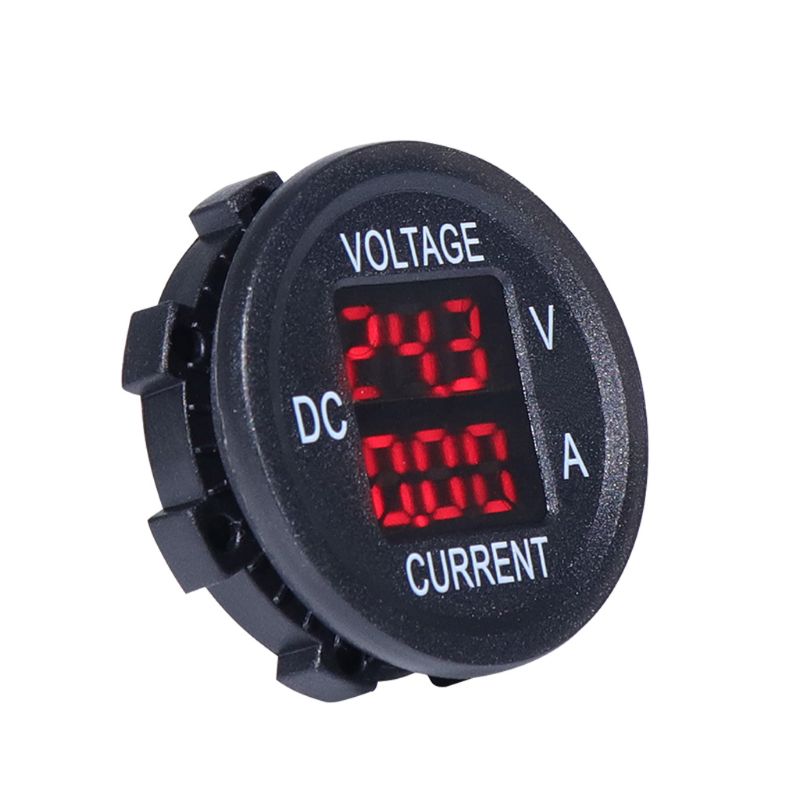 Universal DC 9V to 48V 10A Digital Voltmeter Ammeter Voltage Current Meter Measurement LED Display For 12V 24V 36V Electric bike Motorcycle Car Truck