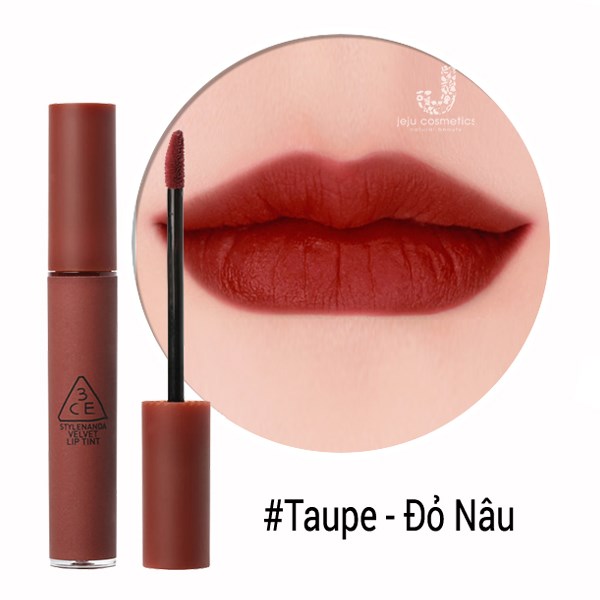 Son Kem Lì 3CE Velvet Lip Tint - Mịn Lì Lên Màu Đẹp - Hàng Chuẩn Auth