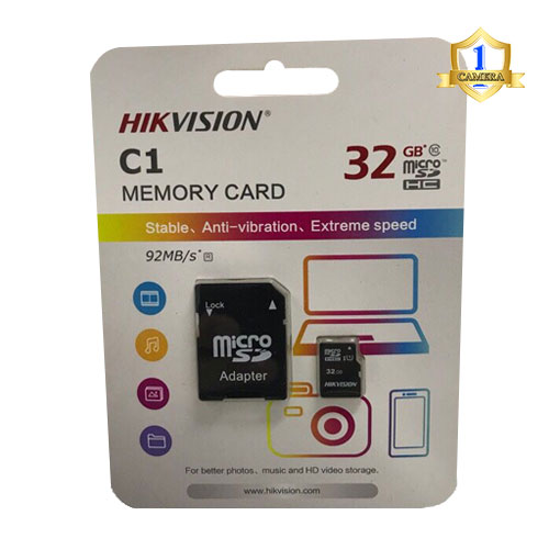 [HCM]Thẻ Nhớ Micro SD 32GB Cho Camera HIKVISION và EZVIZ
