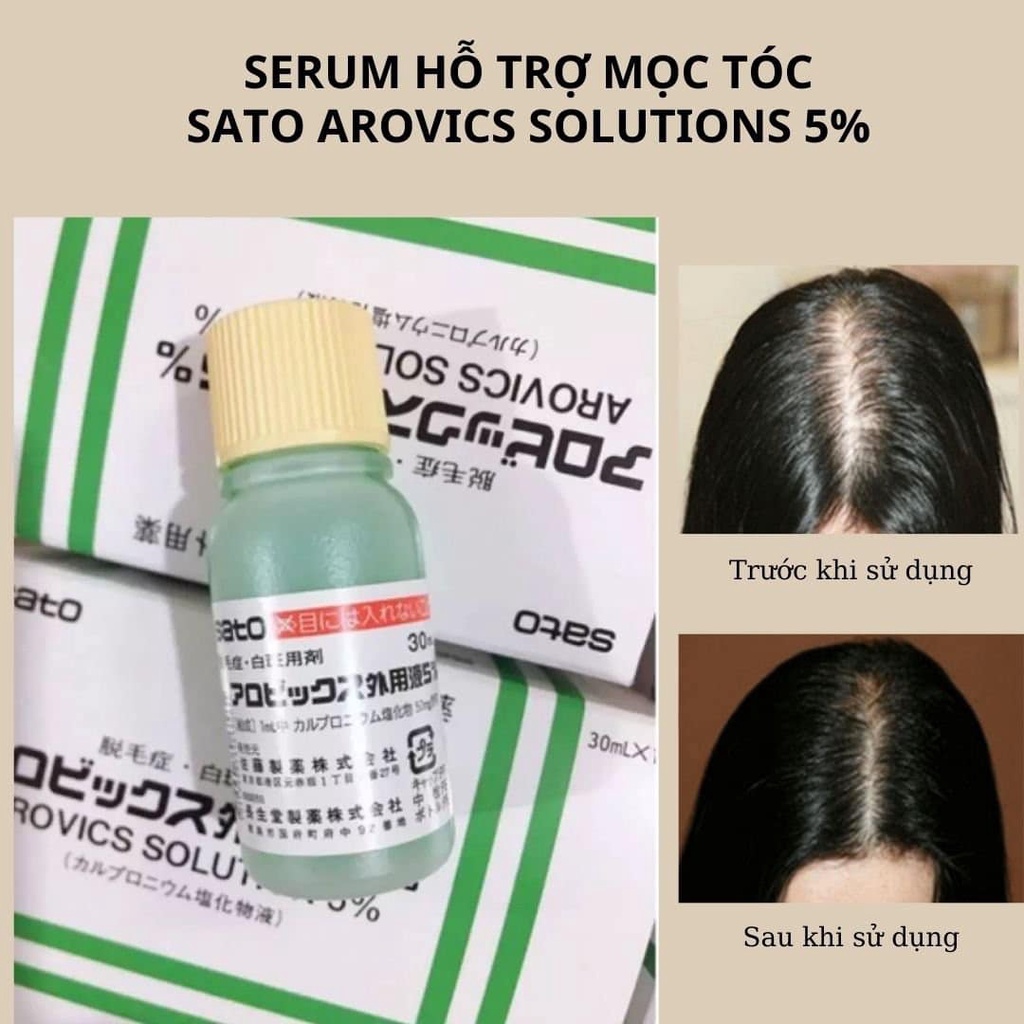 Tinh Chất Kích Thích Mọc Tóc SATO Thảo Dược Nhật Bản - 30ml