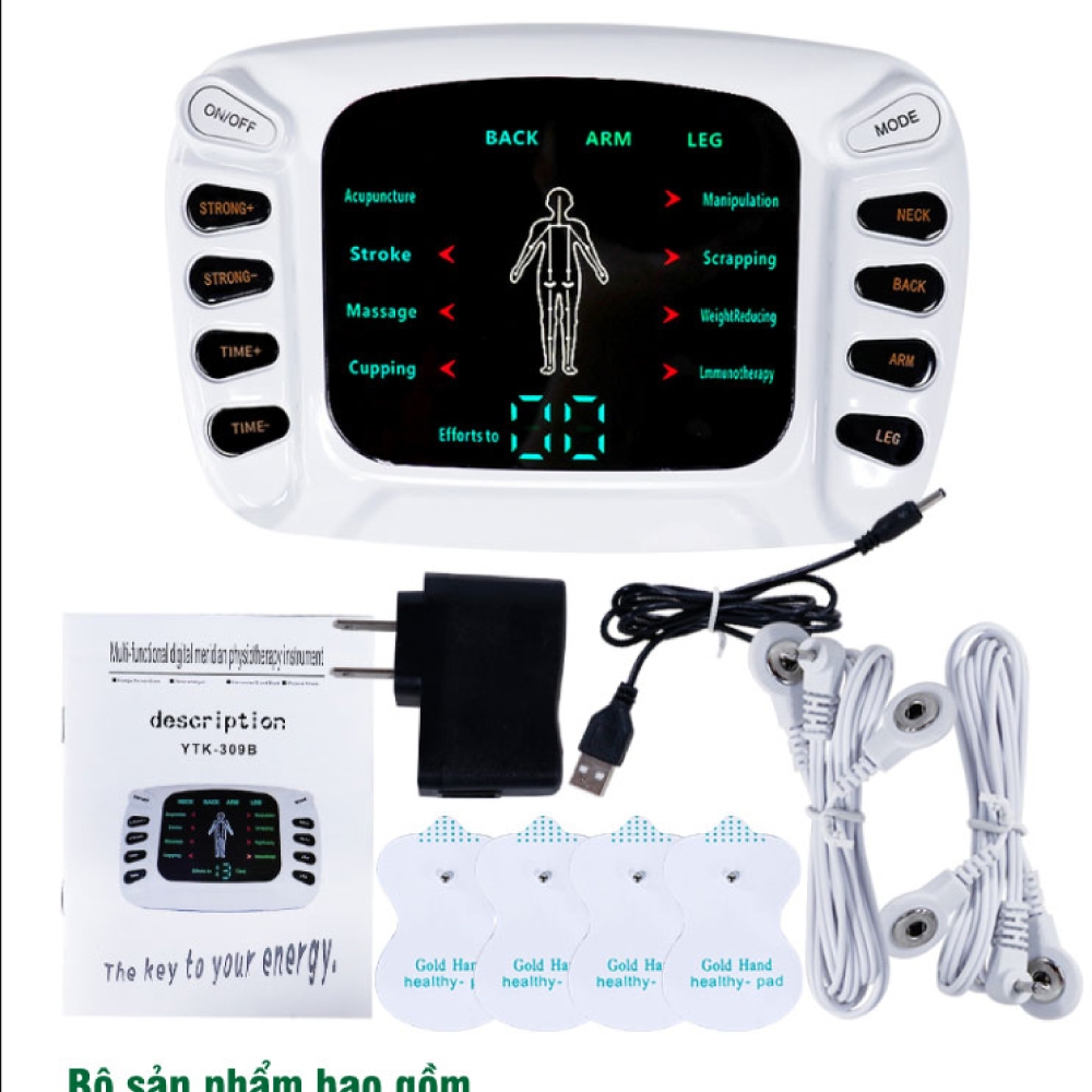 Máy massage xung điện châm cứu 8 miếng dán Beame YTK-309B
