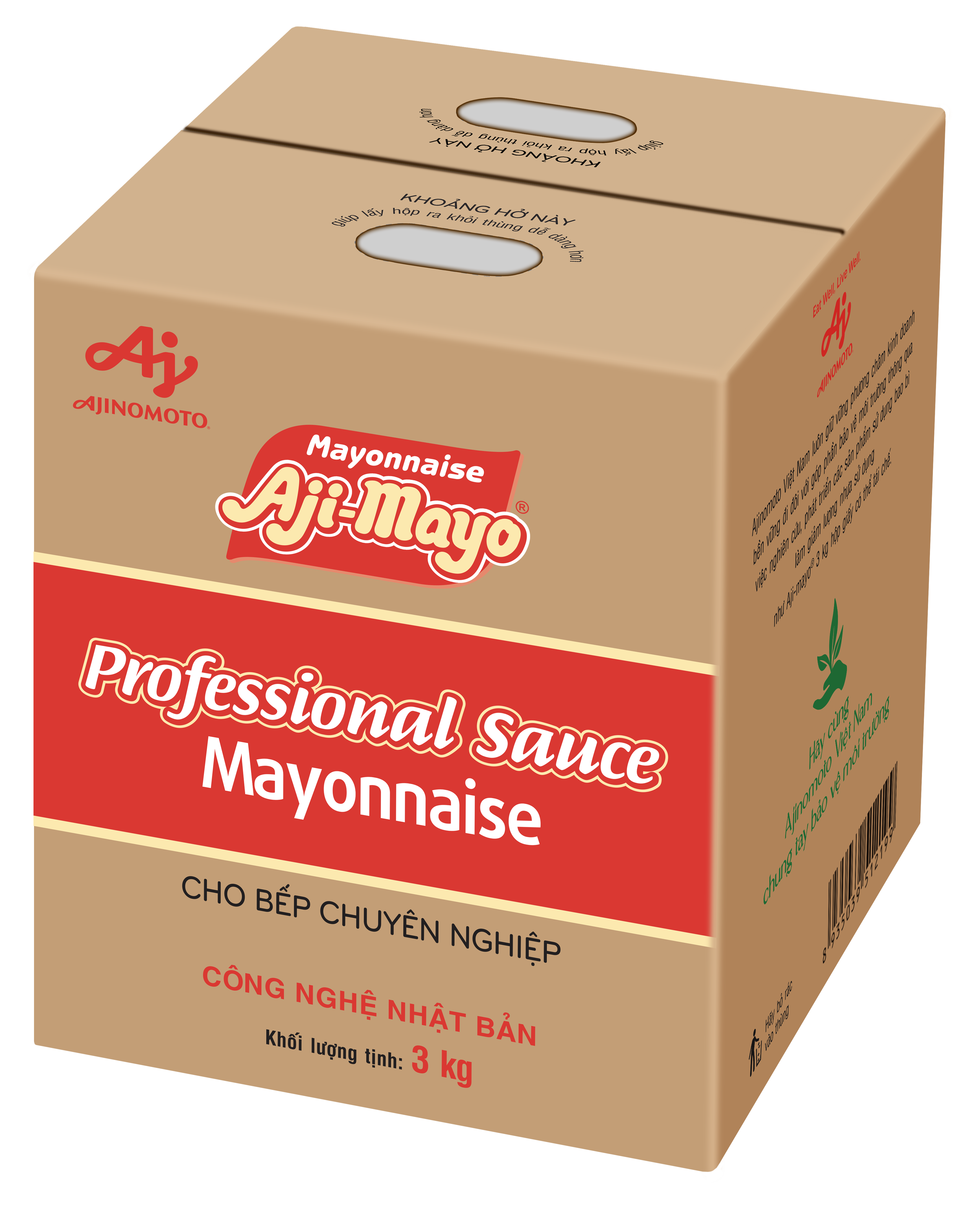 Xốt Mayonnaise Aji-mayo® Professional Sauce 3kg/Thùng - Hình ảnh 6
