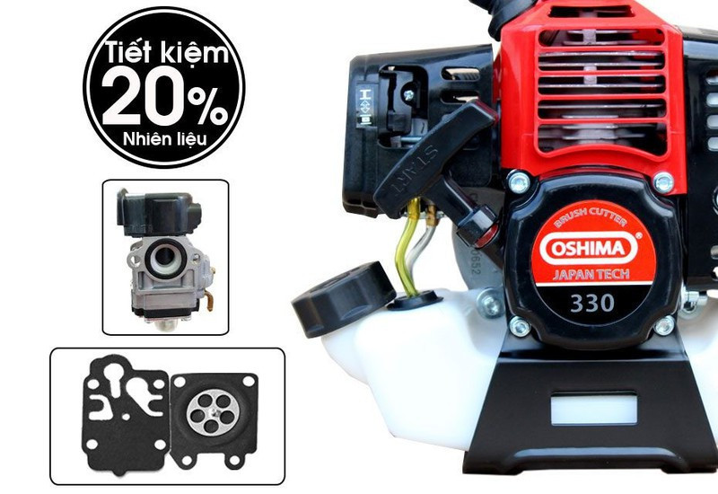 Máy cắt cỏ Oshima 330 bạc, Máy cắt cỏ công nghệ Nhật Bản