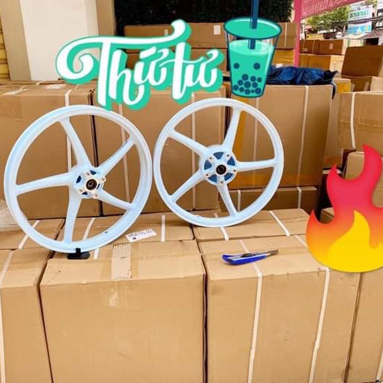 Mâm 5 cây trắng gắn Exciter 150,155 như zin