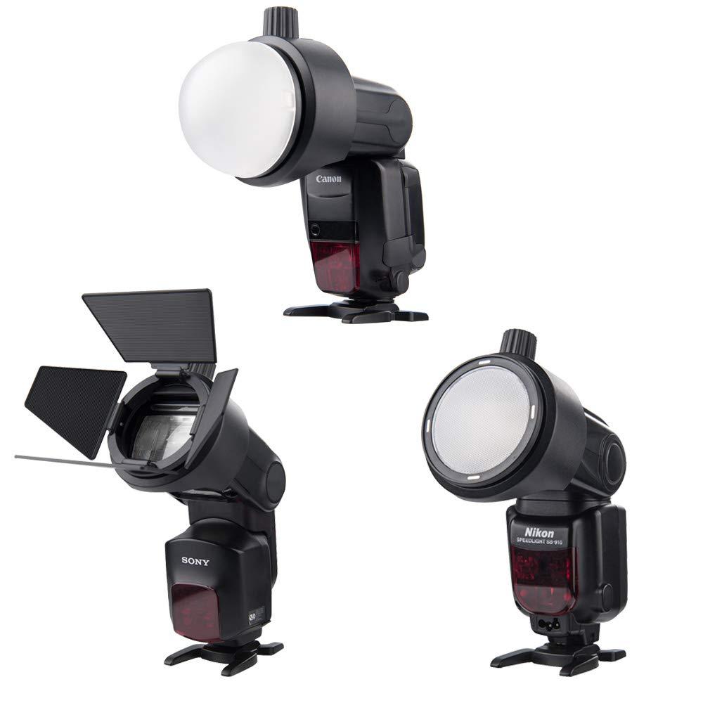 Bộ Tản Sáng Godox AK R1 ( tặng kèm grip nam châm S-R1 )